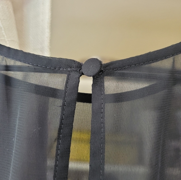 Aidan mattox black/gold illusion sequin dress size 0 - Picture 5 of 6